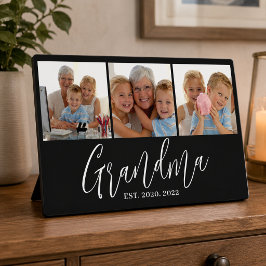 おばあちゃんができた モダンスクリプト モダン 3枚の写真 フォトプラーク