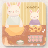 おばあちゃんがクッキーを焼く コースター (正面)