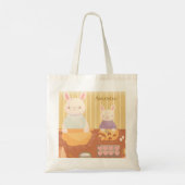 おばあちゃんがクッキーを焼く トートバッグ (裏面)