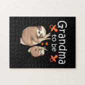 おばあちゃんがナマケモノになるかわいい動物 ジグソーパズル (横)