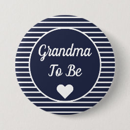 おばあちゃんがベビーシャワーボタンになる 缶バッジ