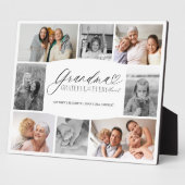 おばあちゃんが今も写真コラージュに感謝 フォトプラーク (側面)