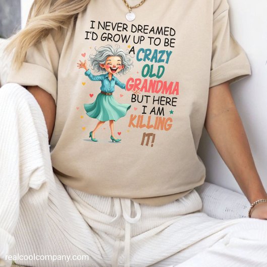 おばあちゃんが元気すぎ  トライブレンドＴシャツ