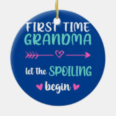 おばあちゃんが初めて台無しに切り替える1st セラミックオーナメント (裏面)