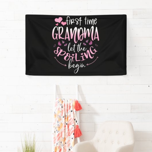 おばあちゃんが初めて甘えを始める 横断幕 (インサイチュ)