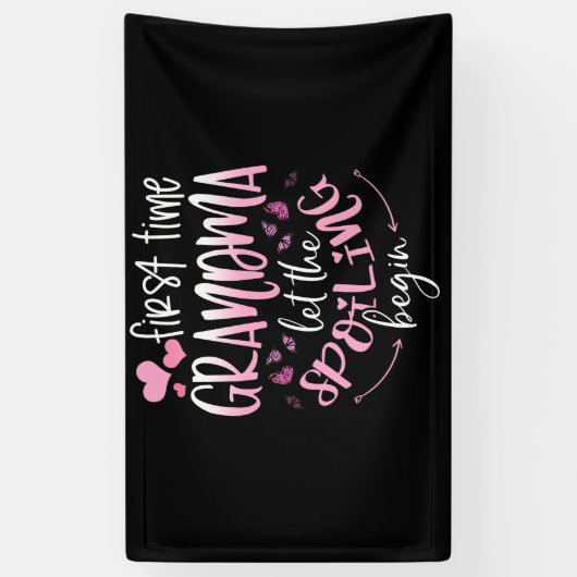 おばあちゃんが初めて甘えを始める 横断幕 (縦)