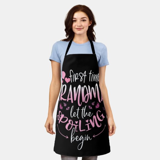 おばあちゃんが初めて甘えん坊を始める エプロン (着用した状態)