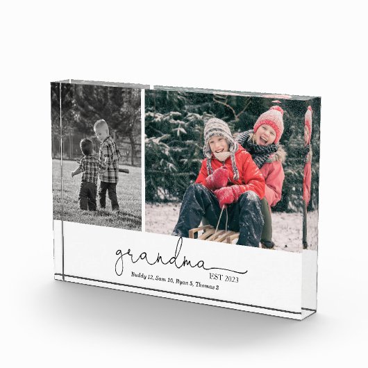 おばあちゃんが台本を作って写真上のプレゼントを2つ フォトブロック (右)