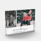 おばあちゃんが台本を作って写真上のプレゼントを2つ フォトブロック (左)