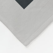 『おばあちゃんが大好きグレーフォトコラージュ』 フリースブランケット (角)