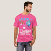 おばあちゃんが大好き バージョン 男女の赤ちゃんの発表 Tシャツ (正面フル)