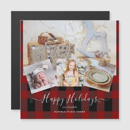 おばあちゃんが大好き – フォトコラージュおばあちゃんプレゼント (正面/裏面)