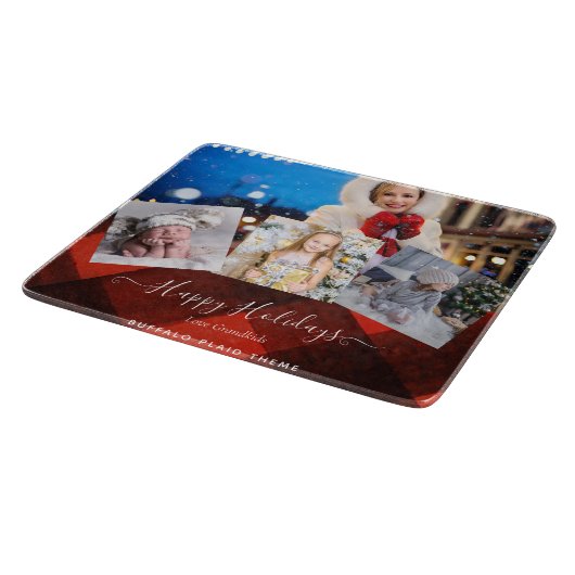 おばあちゃんが大好き – フォトコラージュおばあちゃんプレゼント カッティングボード (角)