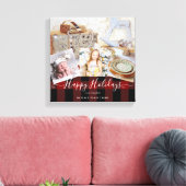 おばあちゃんが大好き – フォトコラージュおばあちゃんプレゼント キャンバスプリント (インサイチュ (リビング))