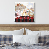 おばあちゃんが大好き – フォトコラージュおばあちゃんプレゼント キャンバスプリント (インサイチュ (寝室))