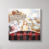 おばあちゃんが大好き – フォトコラージュおばあちゃんプレゼント キャンバスプリント (正面)