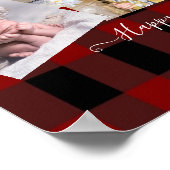 おばあちゃんが大好き – フォトコラージュおばあちゃんプレゼント ポスター (角)