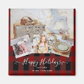 おばあちゃんが大好き – フォトコラージュおばあちゃんプレゼント マグネット (正面)