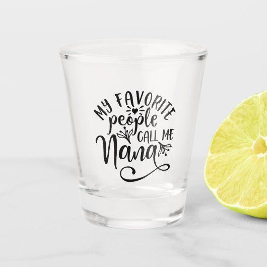 おばあちゃんが好き ショットグラス (正面)