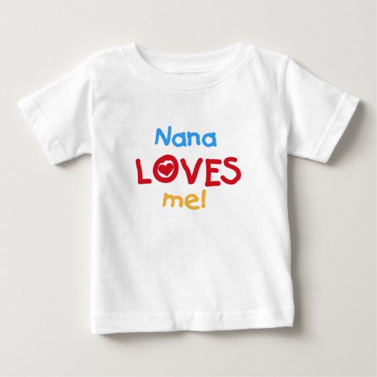 おばあちゃんが好き ベビーTシャツ (正面)