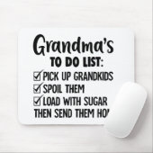 おばあちゃんが孫を拾って甘くするんだ マウスパッド (マウス)