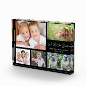 おばあちゃんが愛する白い台本のコラージュ フォトブロック (右)