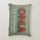 おばあちゃんが柔らかく優しい アクセントクッション (裏面(縦))