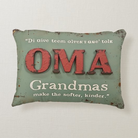 おばあちゃんが柔らかく優しい アクセントクッション (裏面)
