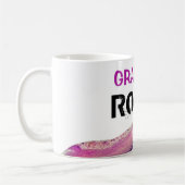 *~*おばあちゃんが石を石にする コーヒーマグカップ (左)