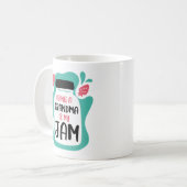 おばあちゃんが私のジャムコーヒーマグ コーヒーマグカップ (正面左)