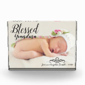 おばあちゃんが1枚の写真を描くオプション フォトブロック (正面)