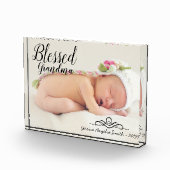 おばあちゃんが1枚の写真を描くオプション フォトブロック (右)