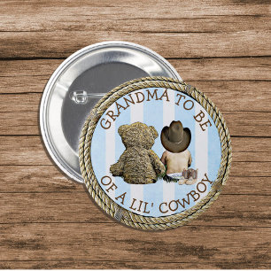 おばあちゃんがLil Cowboyボタンになる 缶バッジ