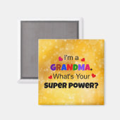 おばあちゃんすごいパワー マグネット (正面/裏面)