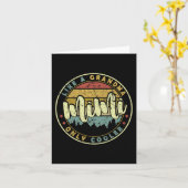 おばあちゃんだけかわいい母親のクール日にミミ カード (黄色い花)