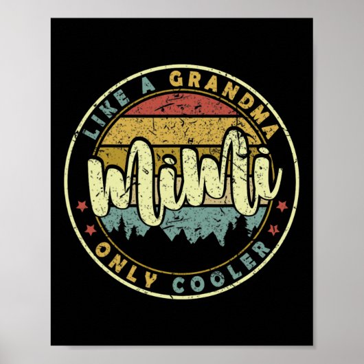 おばあちゃんだけかわいい母親のクール日にミミ ポスター (正面)