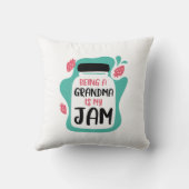 おばあちゃんって私のジャム クッション (裏面)