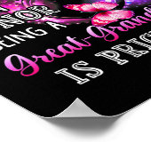 おばあちゃんであることはおばあちゃんであることの名誉であ素晴らしる ポスター (角)