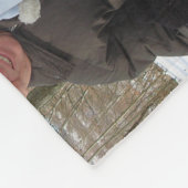 おばあちゃんとおじいちゃんがあなたを愛するフォトコラージュ フリースブランケット (角)