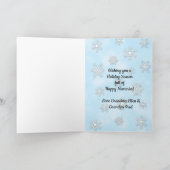 おばあちゃんとおじいちゃんのメリークリスマス カード (内部)