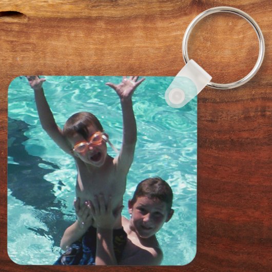 おばあちゃんとおじいちゃんの夏の旅写真 キーホルダー (裏面)