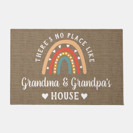 おばあちゃんとおじいちゃんの家みたいな場所はない ドアマット (正面)