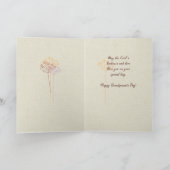 おばあちゃんとおじいちゃん祖父母の日ワイルドフラワー カード (内部)