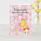 おばあちゃんとおじいちゃん カード (黄色い花)