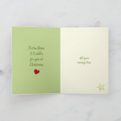 おばあちゃんとおばあちゃんのためのメリークリスマス シーズンカード (内部)