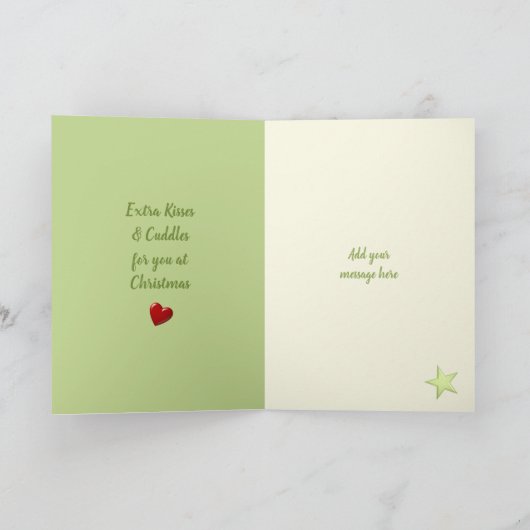 おばあちゃんとおばあちゃんのためのメリークリスマス シーズンカード (内部)