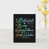 おばあちゃんとおばあちゃん素晴らしフローラ カード (黄色い花)