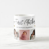 おばあちゃんとして初の母の日を幸せに5フォトコラージュ コーヒーマグカップ (中央)