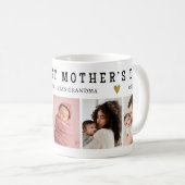 おばあちゃんとして初の母の日を幸せに5フォトコラージュ コーヒーマグカップ (正面右)