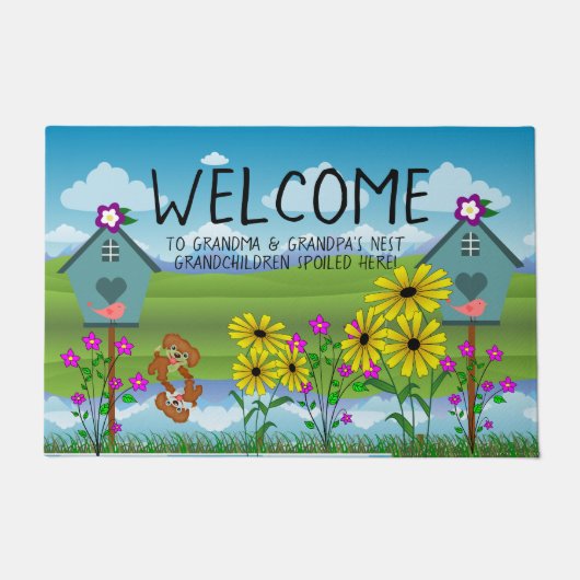 おばあちゃんとじいちゃんの巣 ドアマット (正面)